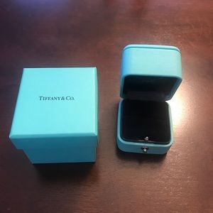 Authentic Tiffany &Co Engagement Ring Box
